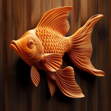 3D model Oranda fish (STL)